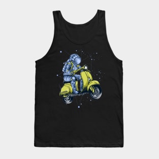 Astronaut Scooter Space Tank Top